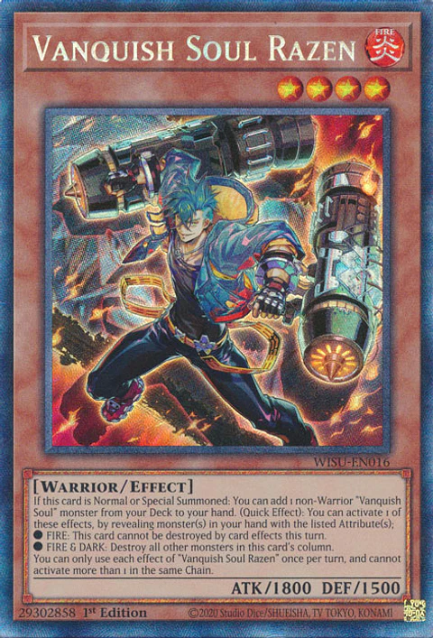 Vanquish Soul Razen - WISU-EN016 - Collector  Rare