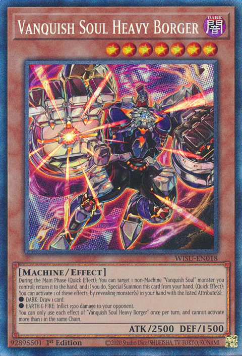 Vanquish Soul Heavy Borger - WISU-EN018 - Collector Rare
