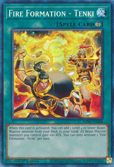 Fire Formation - Tenki - WISU-EN028 - Collector's Rare