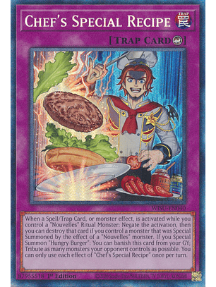 Chef's Special Recipe - WISU-EN040 - Collector's Rare