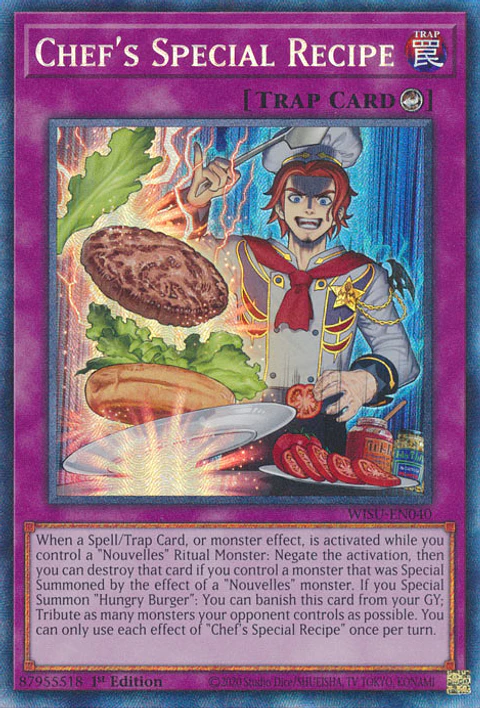 Chef's Special Recipe - WISU-EN040 - Collector's Rare