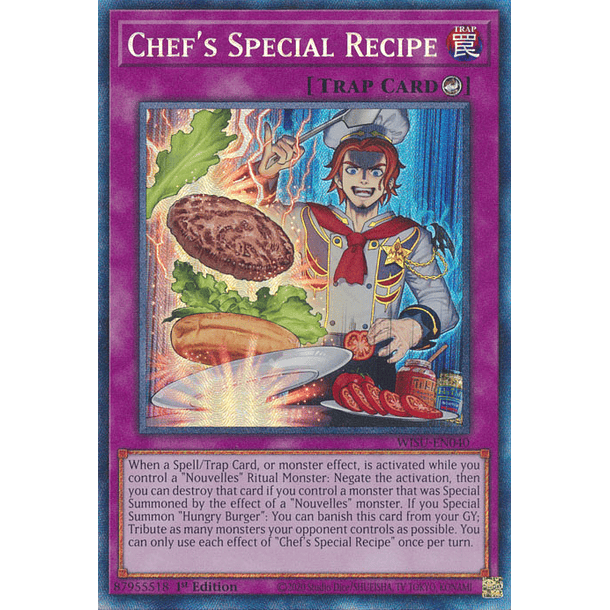 Chef's Special Recipe - WISU-EN040 - Collector's Rare