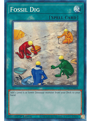 Fossil Dig - WISU-EN055 - Collector Rare 