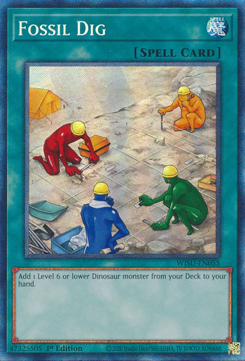 Fossil Dig - WISU-EN055 - Collector Rare 