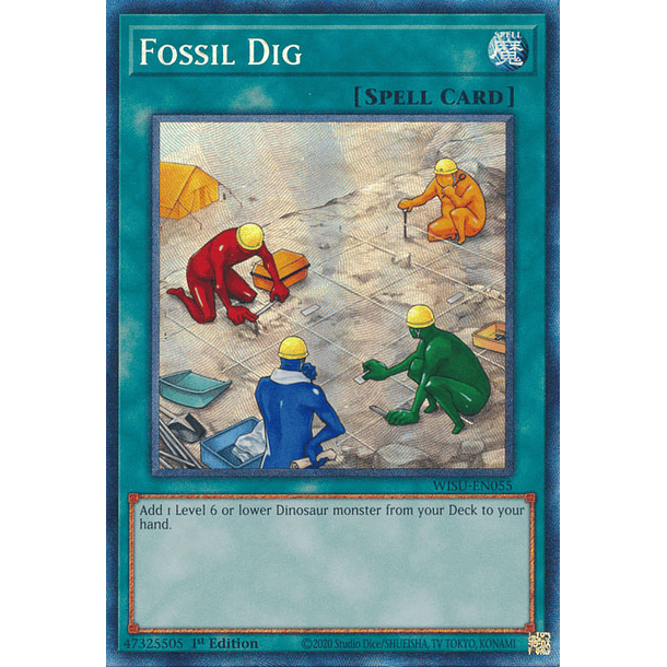 Fossil Dig - WISU-EN055 - Collector Rare 