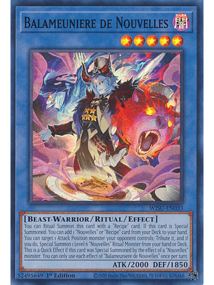 Balameuniere de Nouvelles - WISU-EN033 - Super Rare