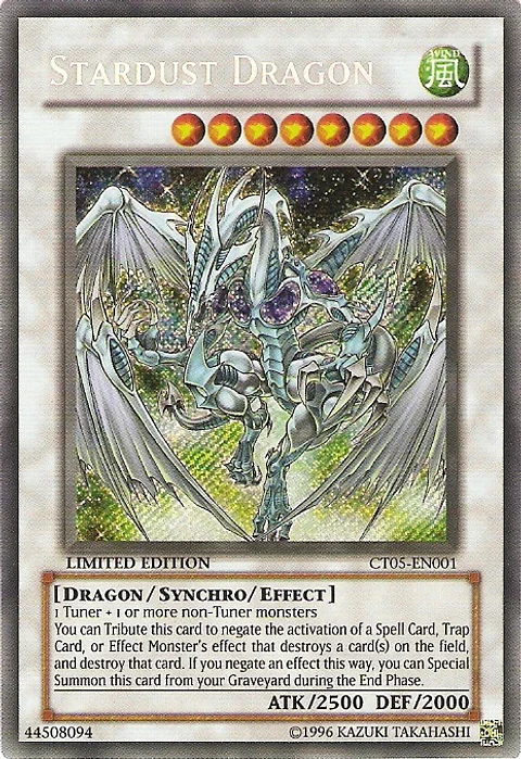 Stardust Dragon - CT05-EN001 - Secret Rare