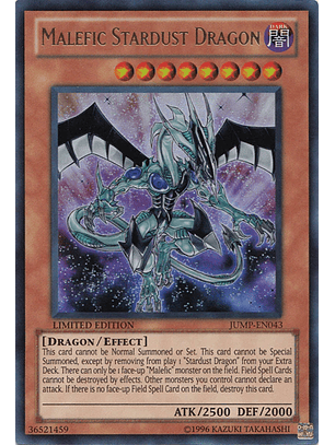 Malefic Stardust Dragon - JUMP-EN043 - Ultra Rare