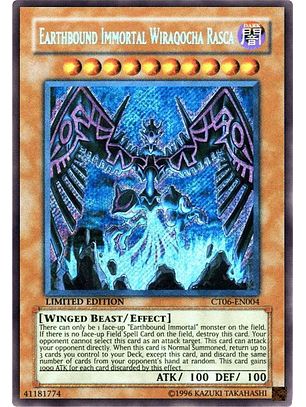 Earthbound Immortal Wiraqocha Rasca - CT06-EN004 - Secret Rare