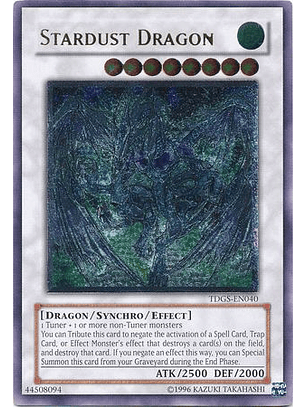 Ultimate Rare - Stardust Dragon - TDGS-EN040 Unlimited