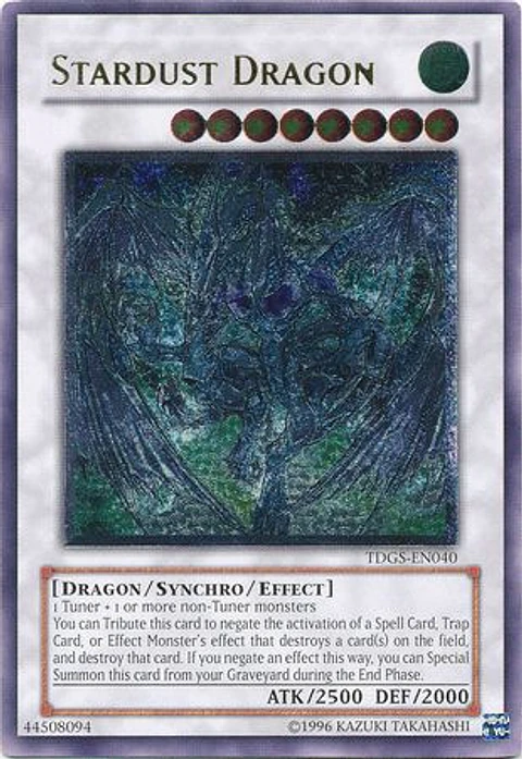 Ultimate Rare - Stardust Dragon - TDGS-EN040 Unlimited