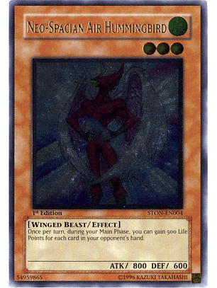 Ultimate Rare - Neo-Spacian Air Hummingbird - STON-EN004 1st Edition LP