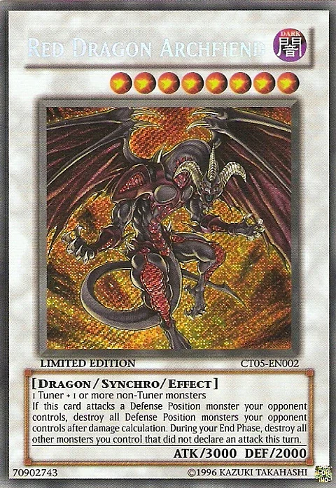 Red Dragon Archfiend - CT05-EN002 - Secret Rare