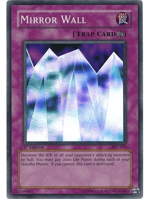Mirror Wall - PSV-016 - Super Rare 1st Edition