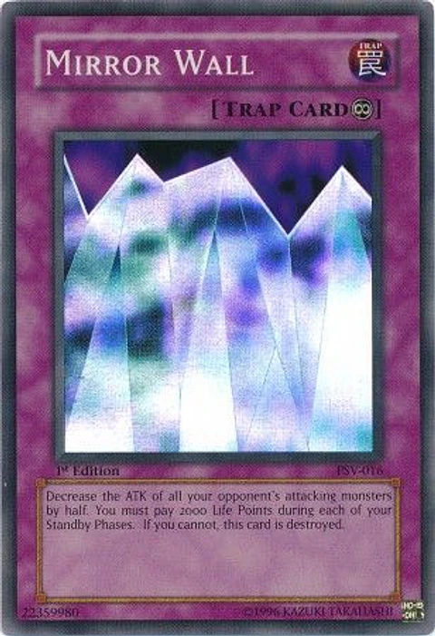 Mirror Wall - PSV-016 - Super Rare 1st Edition