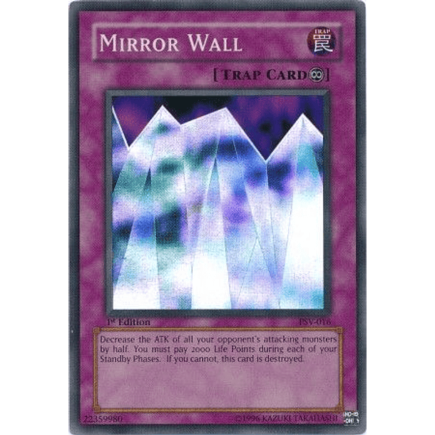 Mirror Wall - PSV-016 - Super Rare 1st Edition