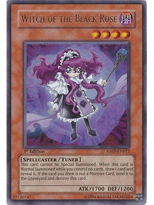 Witch of the Black Rose - ABPF-EN012 - Ultra Rare 1st Edition