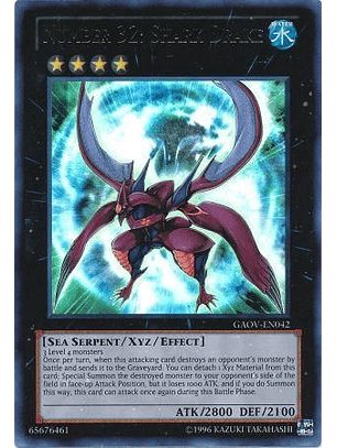 Number 32: Shark Drake - GAOV-EN042 - Ultra Rare 