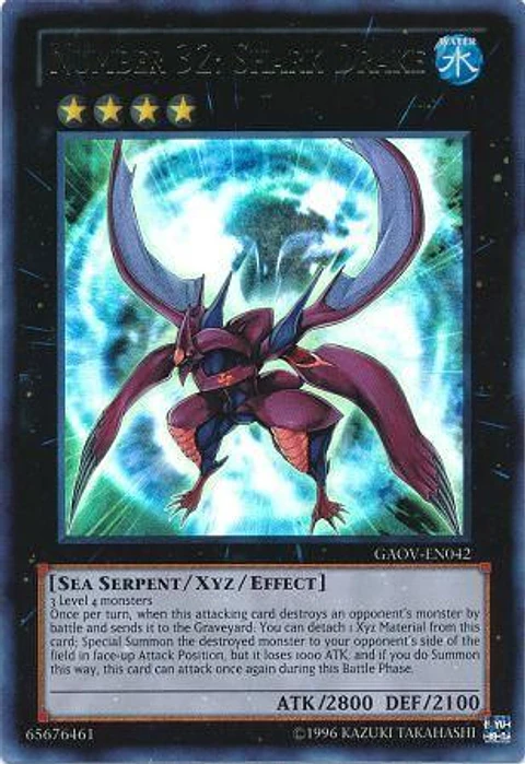 Number 32: Shark Drake - GAOV-EN042 - Ultra Rare 