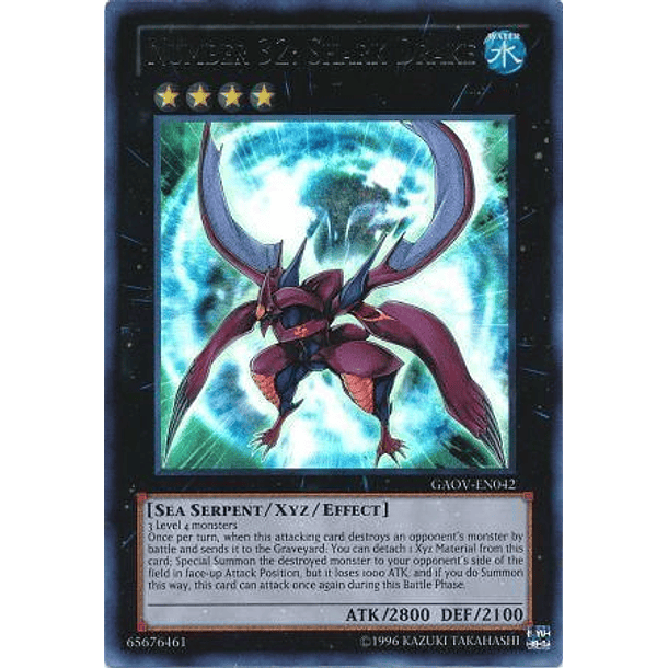 Number 32: Shark Drake - GAOV-EN042 - Ultra Rare 