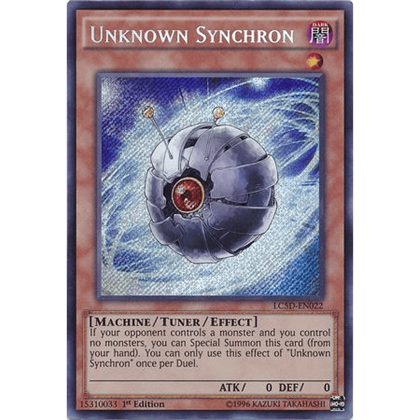 Unknown Synchron - LC5D-EN022 - Secret Rare