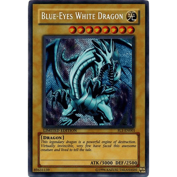 Blue-Eyes White Dragon - FL1-EN001 - Secret Rare