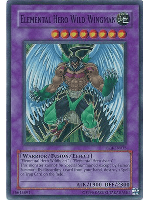Elemental Hero Wild Wingman - EOJ-EN035 - Super Rare