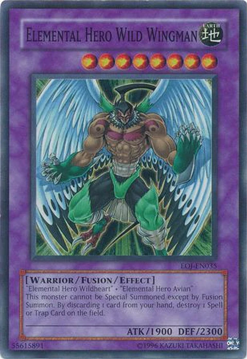 Elemental Hero Wild Wingman - EOJ-EN035 - Super Rare