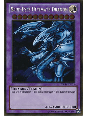 Blue-Eyes Ultimate Dragon - PGLD-EN055 - Gold Rare 