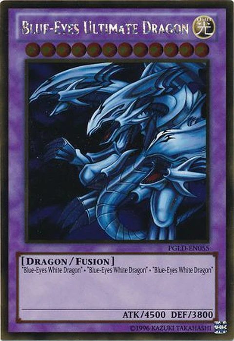 Blue-Eyes Ultimate Dragon - PGLD-EN055 - Gold Rare 
