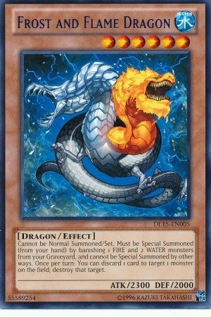Frost and Flame Dragon - DL15-EN005 - Rare (Verde) 1