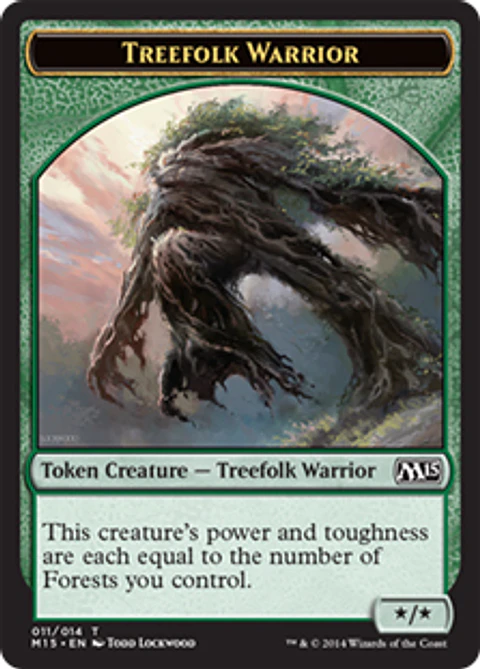 Treefolk Warrior Token - M15