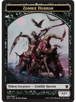 Zombie Horror Token - DTK
