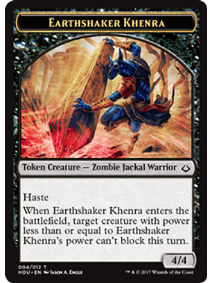 Earthshaker Khenra Token - HOU