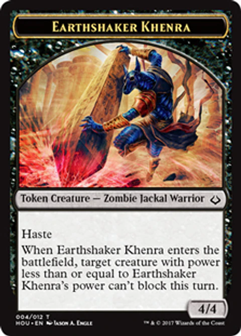 Earthshaker Khenra Token - HOU