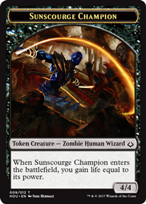 Sunscourge Champion Token - HOU
