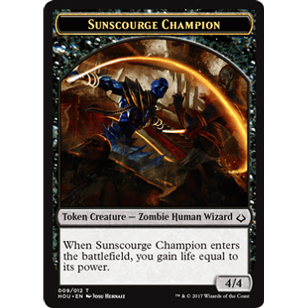 Sunscourge Champion Token - HOU