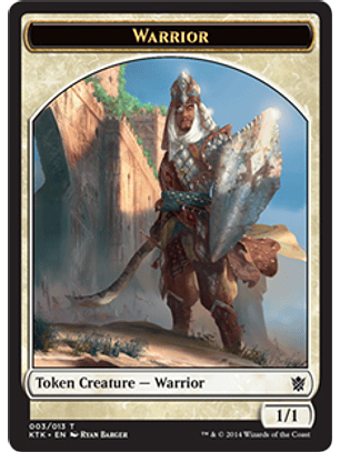 Warrior Token 3 - KTK