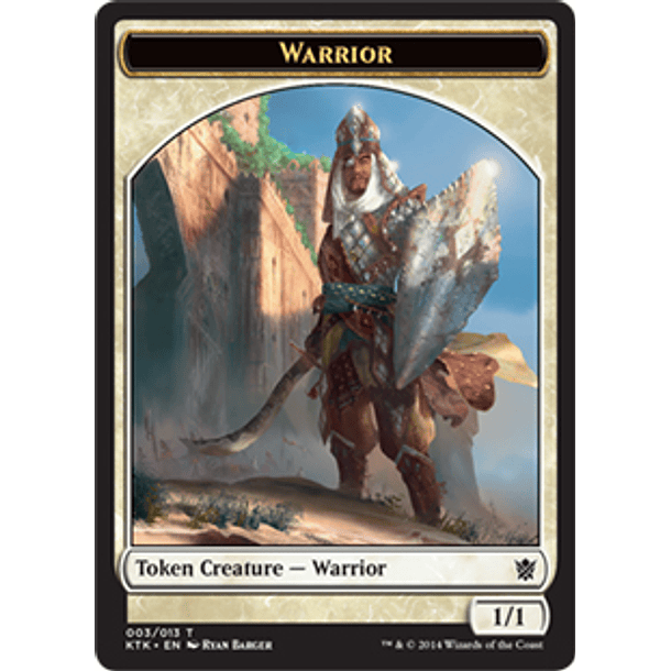 Warrior Token 3 - KTK