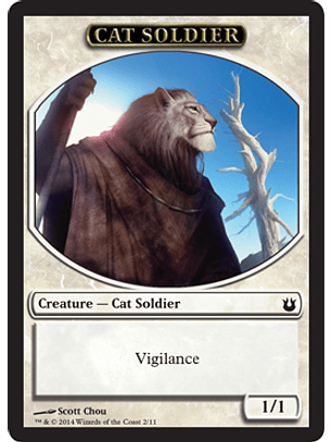 Cat Soldier Token - BOG