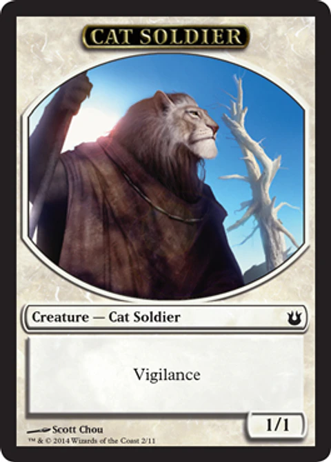 Cat Soldier Token - BOG