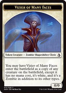 Vizier of Many Faces Token - AKH 1
