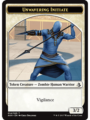 Unwavering Initiate Token - AKH