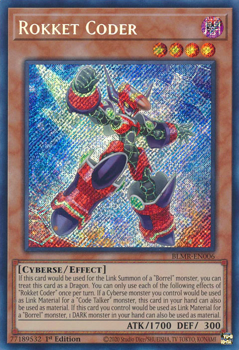 Rokket Coder - BLMR-EN006 - Secret Rare