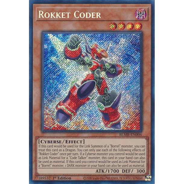 Rokket Coder - BLMR-EN006 - Secret Rare