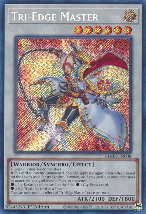 Tri-Edge Master - BLMR-EN008 - Secret Rare 