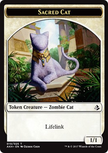 Sacred Cat Token - AKH 1