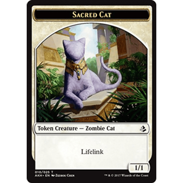 Sacred Cat Token - AKH