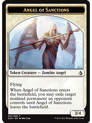 Angel of Sanctions Token - AKH