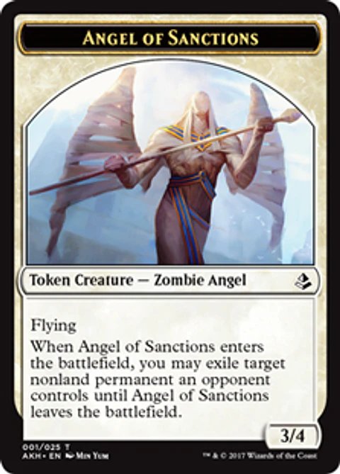 Angel of Sanctions Token - AKH